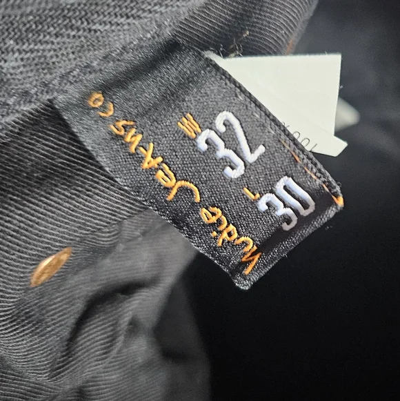 Nudie Jeans 32/30 Breezy Britt Aged Black High Waisted Jeans